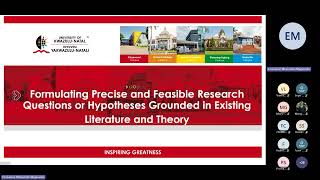 Formulating Precise and Feasible Research Questions or Hypotheses Grounded in Existing Literature
