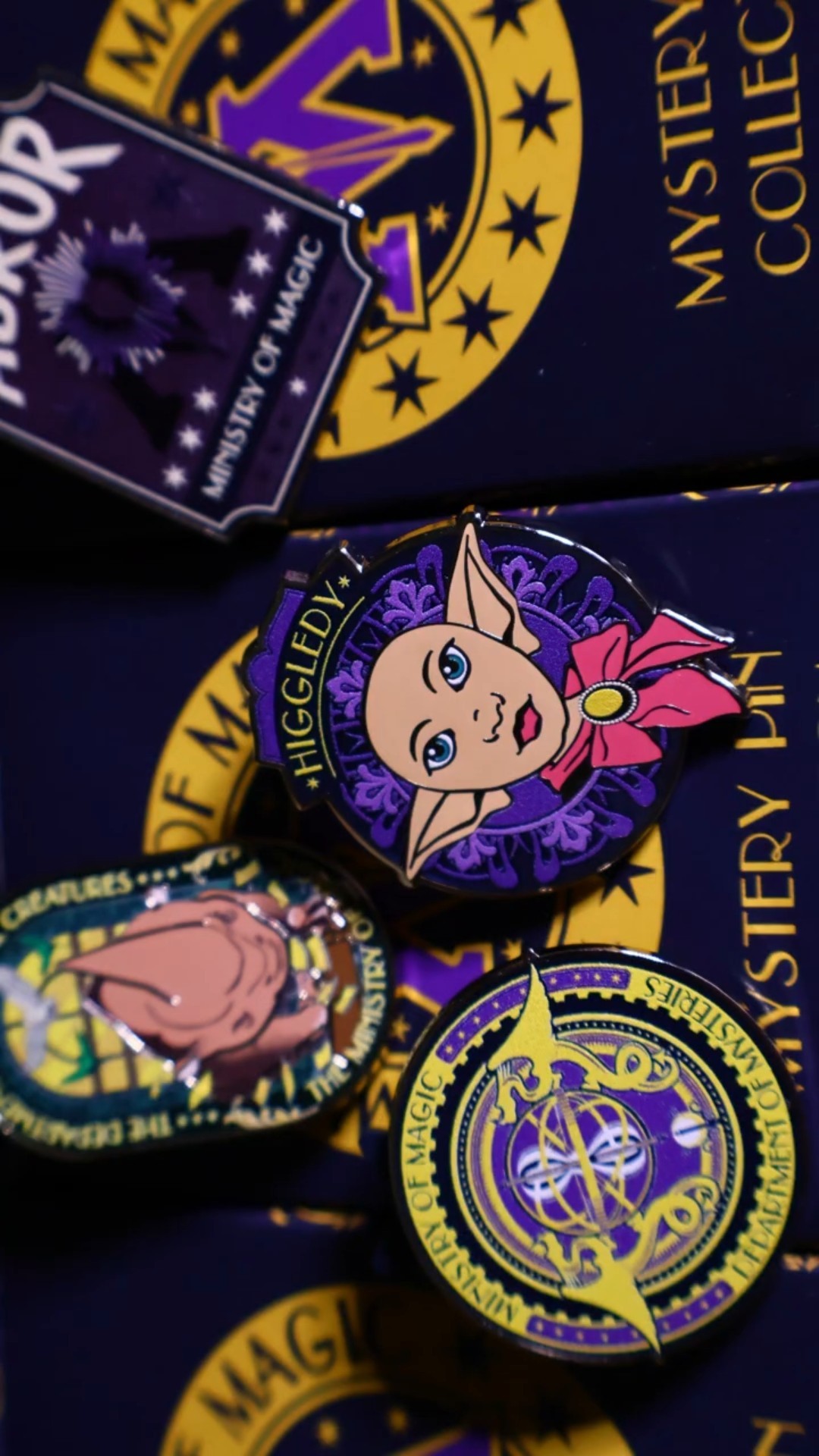 Unboxing Epic Universe Mystery Ministry of Magic Pins From