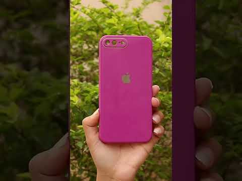 Dark pink camera