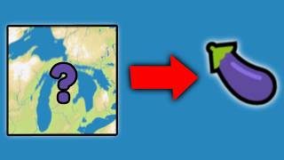 This Map Has A Lake With A Shape...