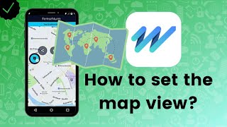 How to set the map view in HERE WeGo? screenshot 5