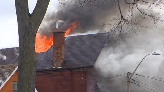 1 dead, 5 in hospital after multiplealarm Hamilton house fire