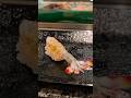 ぴくぴく動いてまだ生きている…車海老の踊り食い！ #sushi #寿司