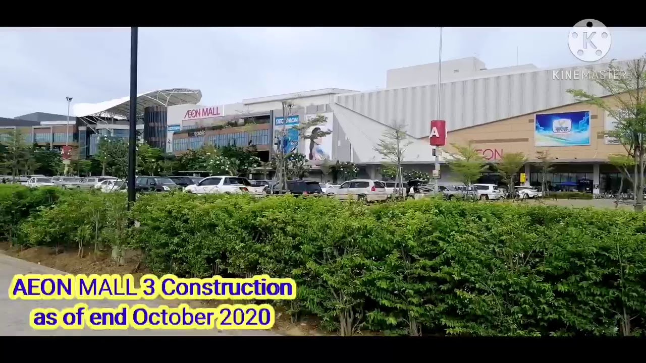 Update status of AEON MALL 3 Construction as of end of October 2020