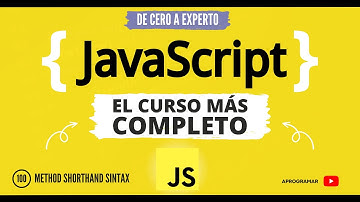 Aprogramar con JavaScript 2021 - 100 Method shorthand sintax