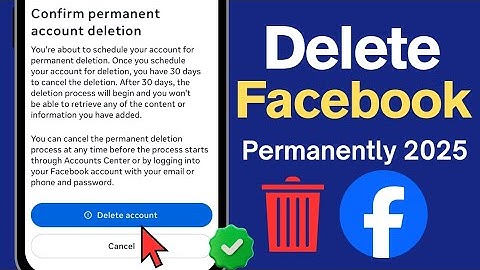 How To Delete Facebook Account Permanently (2025) | Delete Facebook Account (Updated)