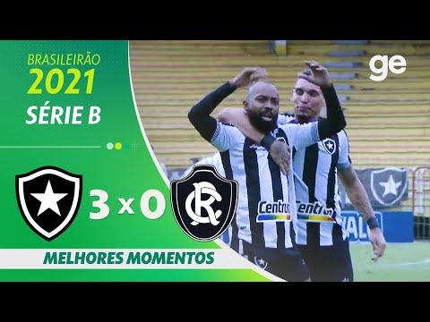 BOTAFOGO 3 X 0 REMO | MELHORES MOMENTOS | 3ª RODADA BRASILEIRÃO SÉRIE B 2021 | ge.globo