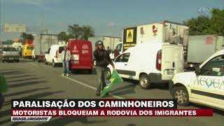 Motoristas bloqueiam rodovia dos Imigrantes em SP