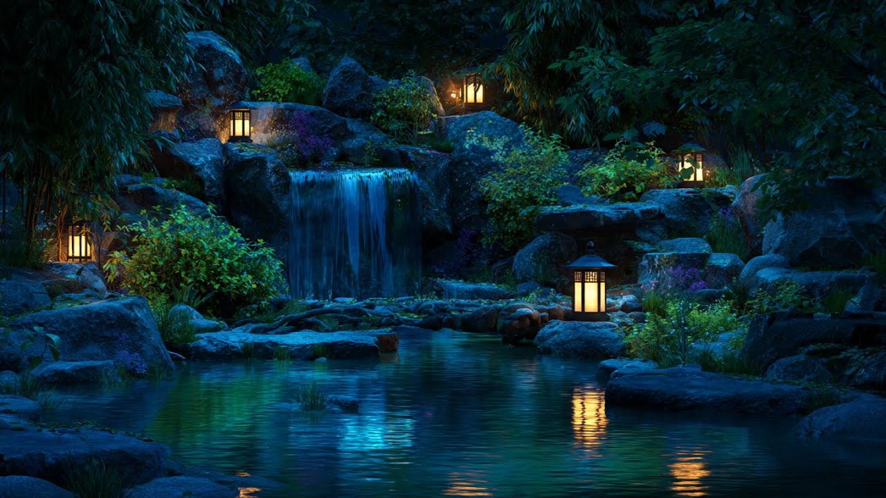 Sleep Better Tonight 😴 Calming Water Sounds & Soft Relaxing Music for Insomnia