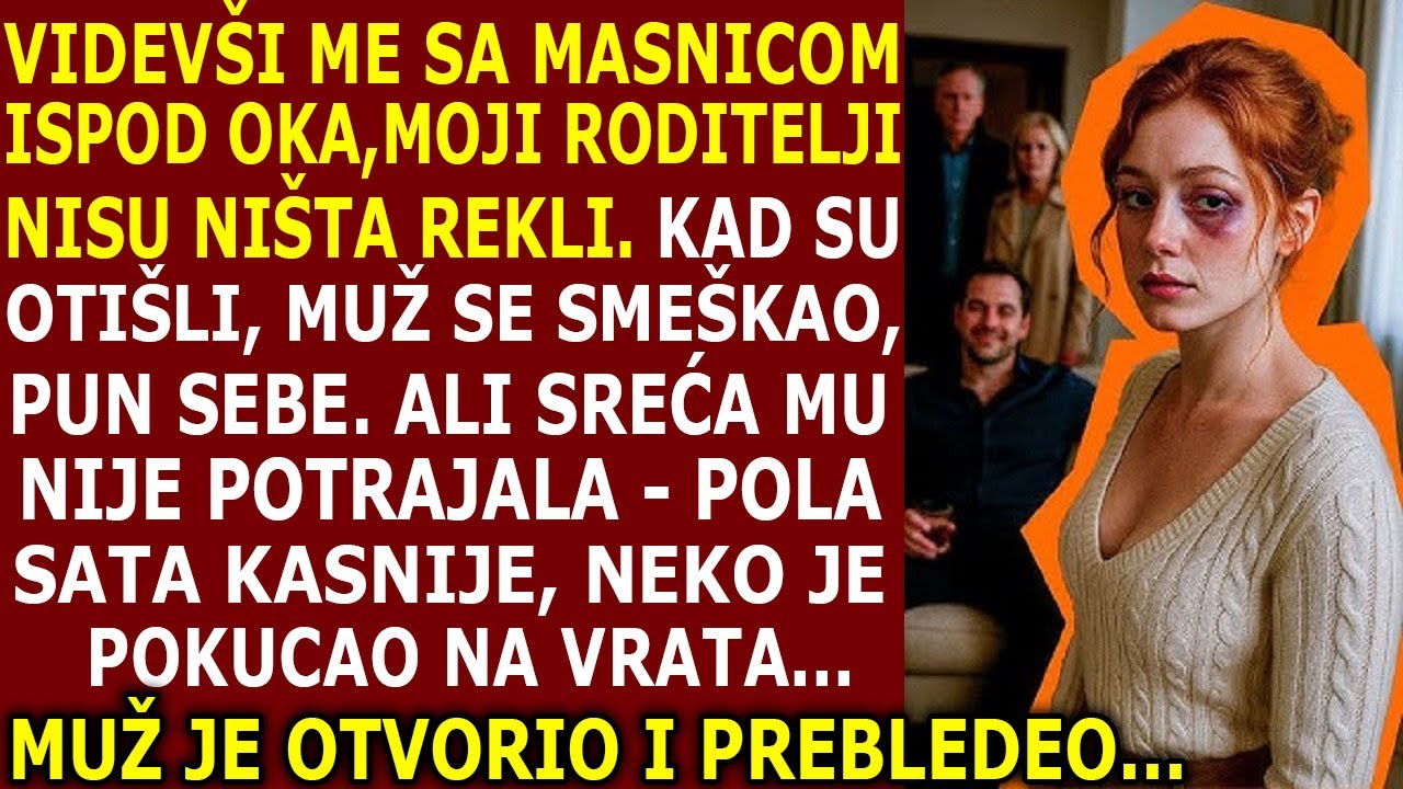 VIDEVŠI ME SA MASNICOM,MOJI RODITELjI NISU NIŠTA REKLI. KAD SU OTIŠLI, MUŽ SE SMEŠKAO, ALI POLA SATA