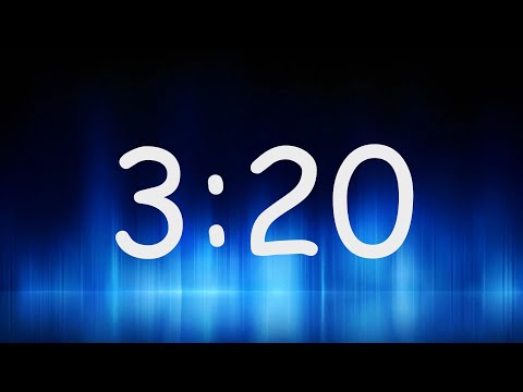 3:20 Minutes Timer / Countdown from 3min 20sec