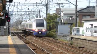 信越本線 E653系1100番台H201編成特急しらゆき6号 越後石山駅通過