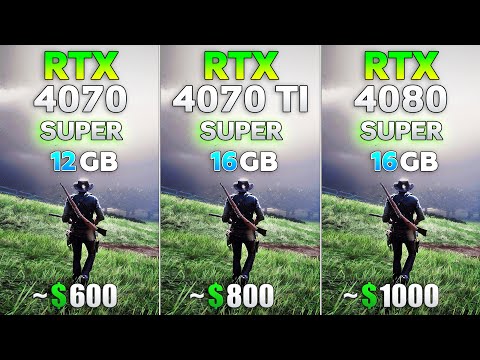 RTX 4070 SUPER vs RTX 4070 Ti SUPER vs RTX 4080 SUPER - Test in 8 Games