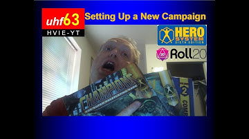 Setting up a Hero System Campaign in Roll20