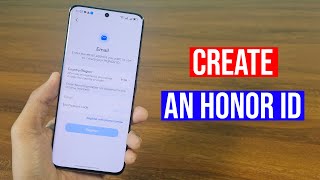 How to create an Honor ID screenshot 5