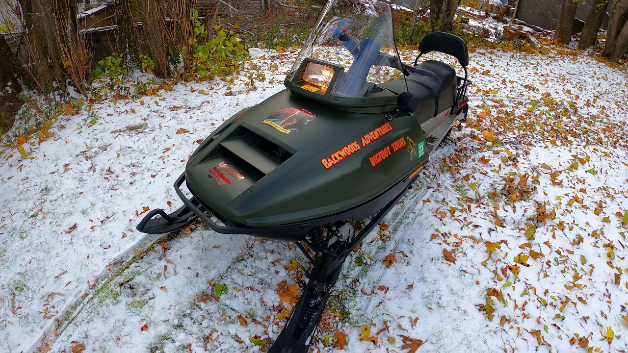 First Rider Forward Snowmobile First Ride-Restored Polaris Snowmobile - YouTube