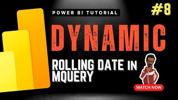 How to generate AUTOMATIC ROLLING DATE TABLE using M Query | Power BI