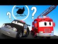 Der Streifenwagen in Autopolis -  Wo ist Hector? - Lastwagen Zeichentrickfilme für Kinder 🚓 🚒