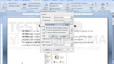 Convert all footnotes to endnotes and all endnotes to footnotes.