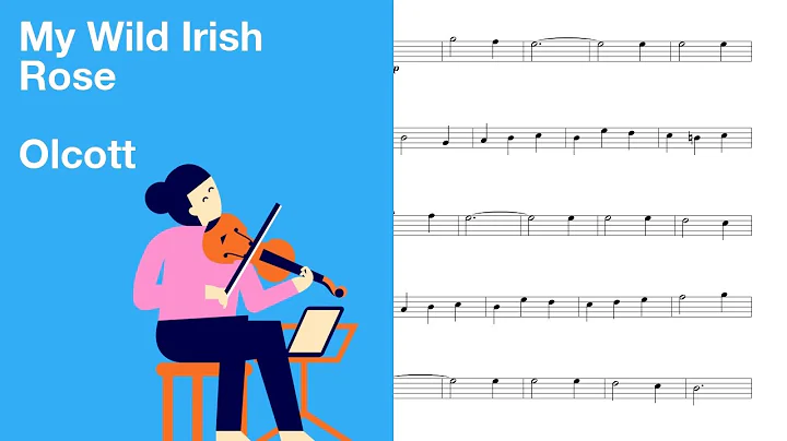 Olcott - My Wild Irish Rose [Violin Sheet Music]