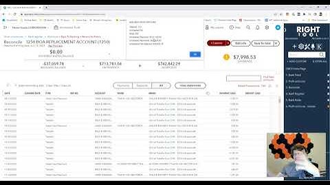 RightTool PRO: Reconcile Progress Button