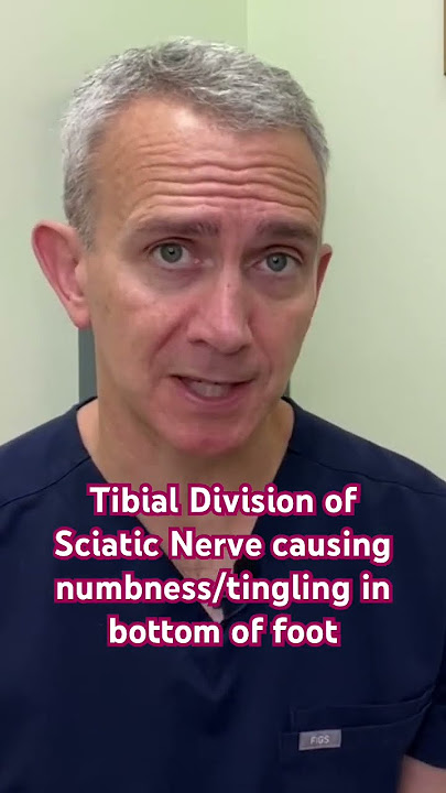 Divisi tibialis saraf skiatik menyebabkan mati rasa #linu panggul #kesemutan #saraf #kaki #neurop...