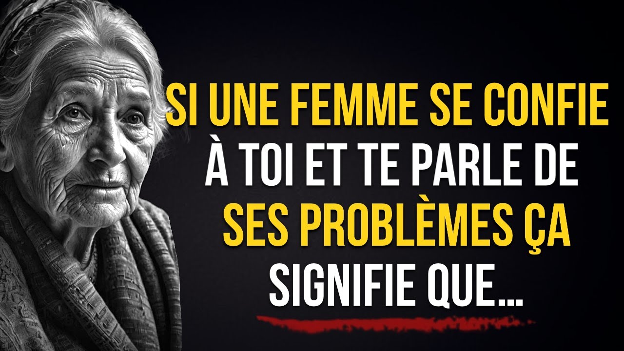 SI UNE FEMME SE CONFIE À TOI ET TE PARLE DE SES PROBLÈMES ÇA SIGNIFIE QUE…| PSYCHOLOGIE FÉMININE