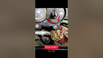 TVS XL100 ERROR CODE ? #shorts #mechanic #youtubeshorts