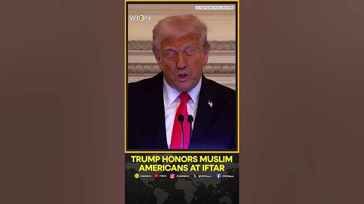Trump Heralds 'Record' Support From Muslim Americans At Iftar Dinner In White House | WION