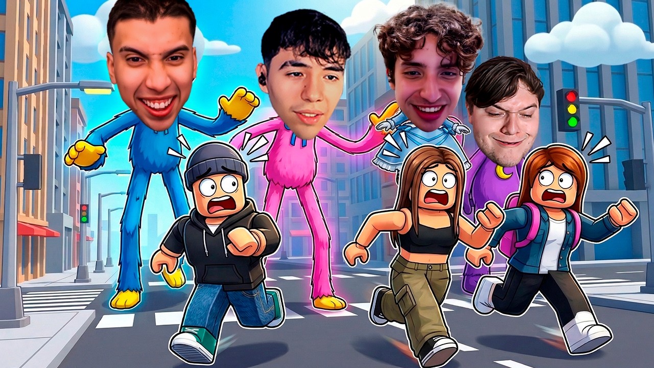 ASUSTANDO NIÑOS EN BROOKHAVEN CON SKINS DE POPPY PLAYTIME! 😱