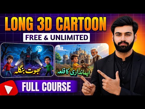 How To Create Long 3D Cartoon Animation Videos Using Ai | Ai Cartoon Video Kaise Bnaye |