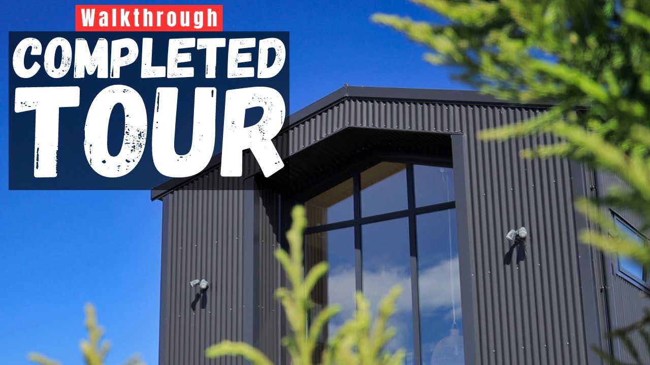 Epic Modern Coromandel Shed House Full Tour Kitset Build YouTube