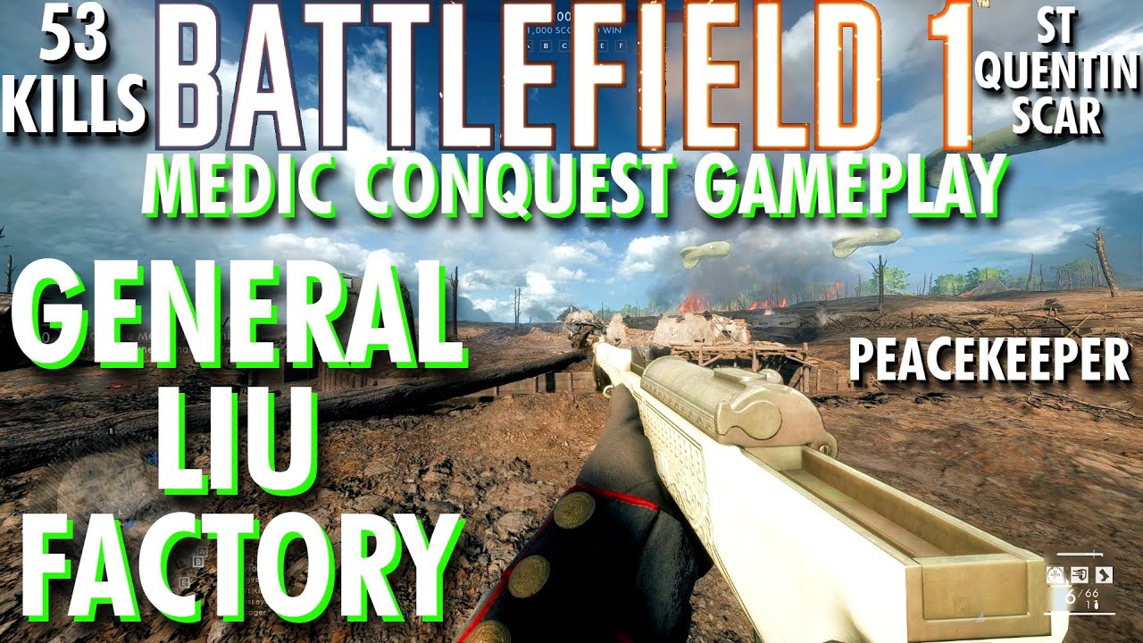 The 2 In 1 Class Rifle... General Liu Factory Gameplay - Battlefield 1 ...