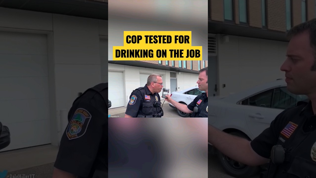 Cop Takes Breathalyzer On Duty - 