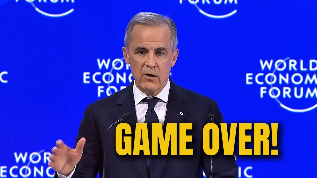 Canada’s PM Carney Drops BOMBSHELL at WEF; Says U.S.-Led World Order Is Breaking!
