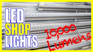 How To Install LED Shop Lights from OmniRay Lighting [10,000 LUMENS]
