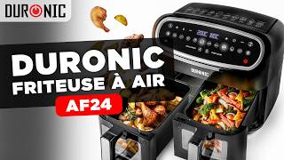 Duronic AF24 Air fryer avec 2 tiroirs de cuisson de 5 litres 🍗 Cuisson saine et facile 🥕🥧