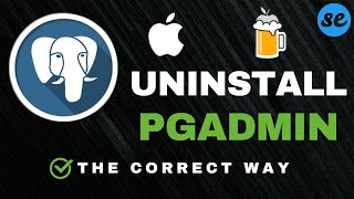 How to Uninstall Pgadmin On Mac Using Homebrew | Uninstall Pgadmin4 On Mac OS (Mac M1/ M2/ Macbook)