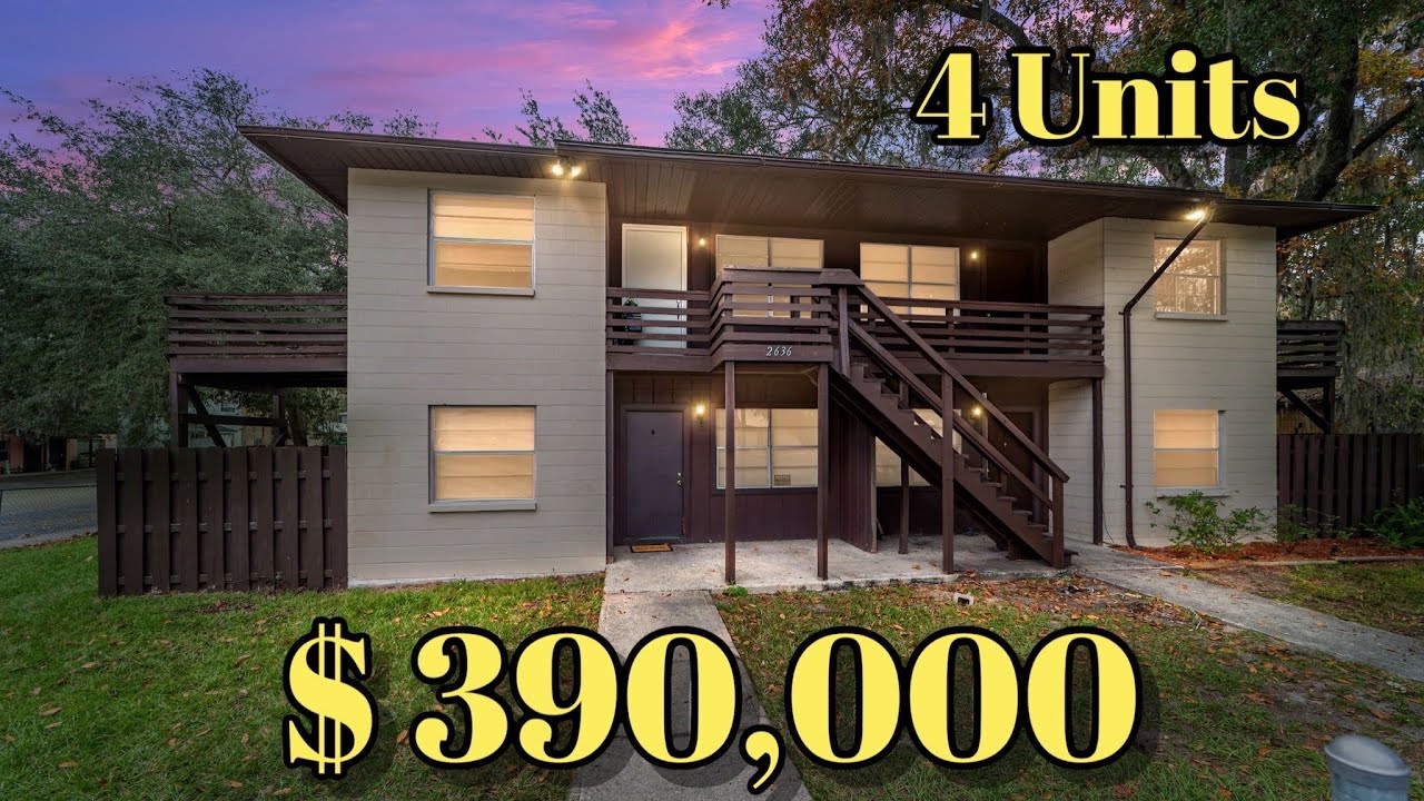 4 Units FOR SALE in Gainesville, FL Value Add YouTube