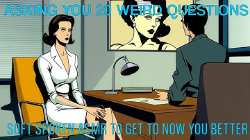 Asking You 20 Weird Philosophy & WYR Questions in ASMR #PersonalAttentionASMR