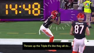 Rigged NFL Rams vs Bengals Higgins Scores Off Blatant Facemask!!!