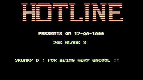 International Network of Chaos - Joe Blade 2 [C64 Intro]