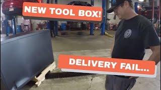 Husky 80 Inch Tool Box Delivery and Assembly. FIRST BOX!!!