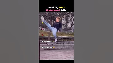 Ranking the top 5 Skateboard fails #memes #funny