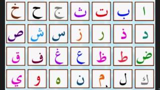 l'alphabet arabe -  الحروف العربية - arabic alphabet