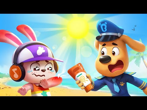 Pipi Rabbit Got a Sunburn | Safety Tips | Kids Cartoons | Sheriff Labrador