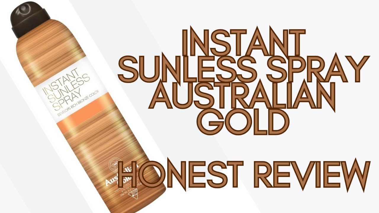 Australian Gold Instant Sunless Spray Honest Review 