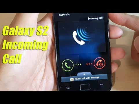 Galaxy S2 Incoming Call With Original Over The Horizon Ringtone