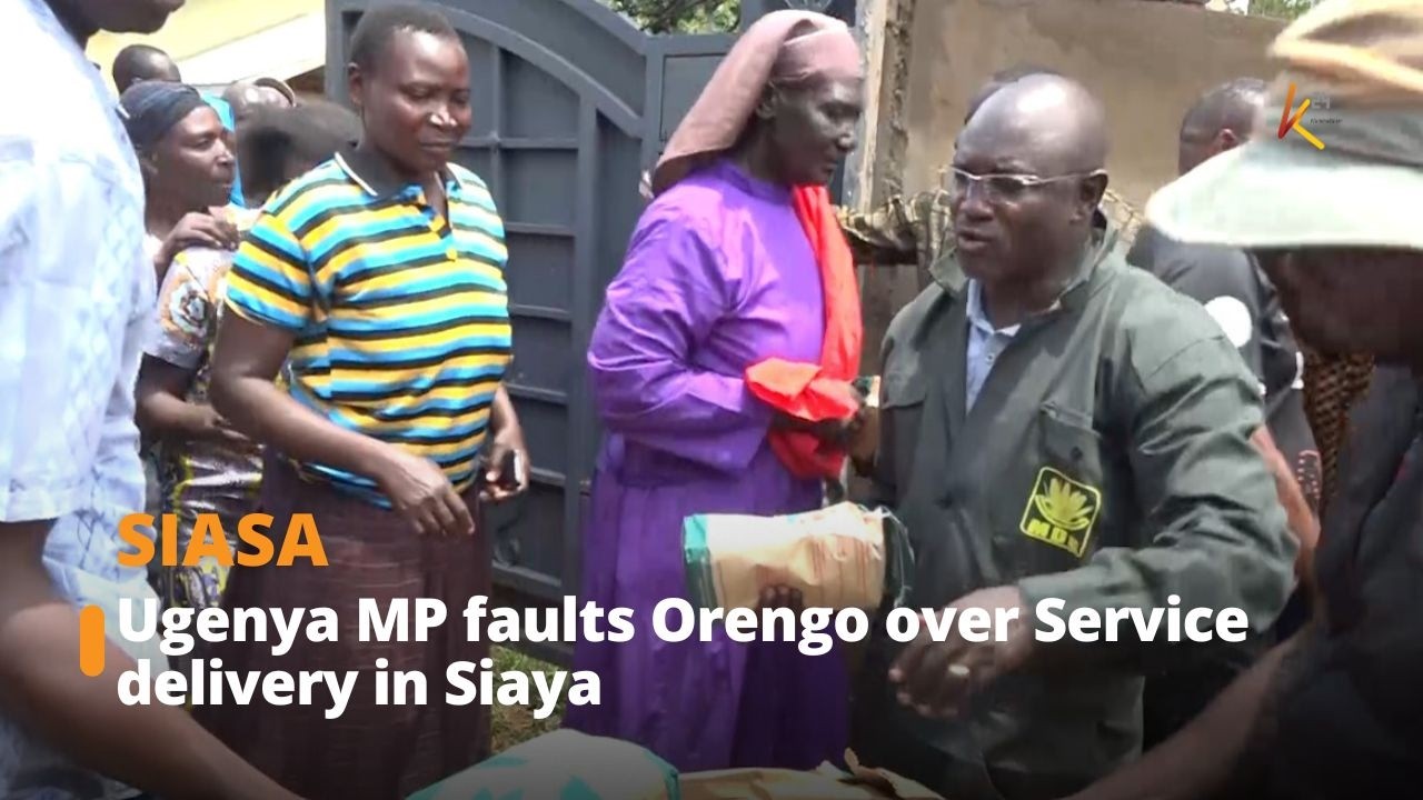 Ugenya MP faults Orengo over Service delivery in Siaya