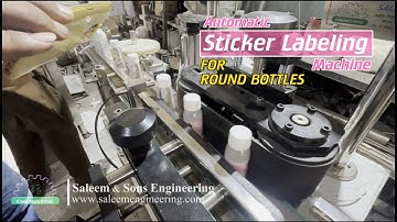 Automatic Sticker Labeling Machine for Round Bottle